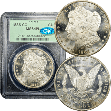 1885-CC Morgan Dollar ($1) OGH Composite Image