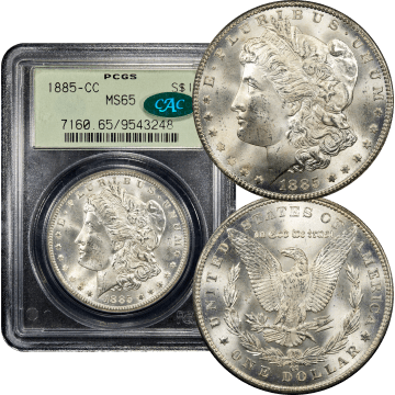 1885-CC Morgan Dollar ($1) OGH Composite Image