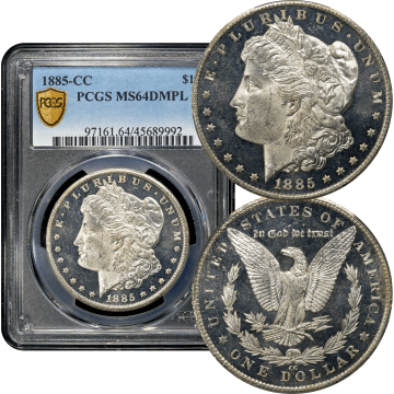 1885-CC Morgan Dollar ($1) Composite Image