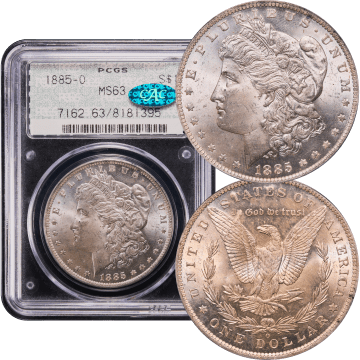 1885-O Morgan Dollar ($1) Doily Composite Image