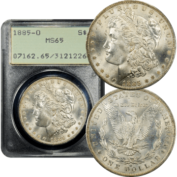 1885-O Morgan Dollar ($1) Rattler Composite Image