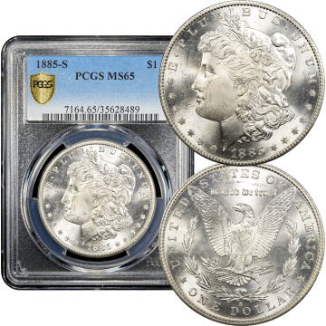 1885-S Morgan Dollar ($1) Composite Image