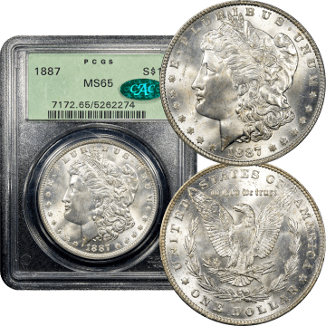 1887 Morgan Dollar ($1) OGH Composite Image