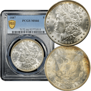 1887 Morgan Dollar ($1) Composite Image
