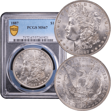 1887 Morgan Dollar ($1) Composite Image