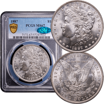 1887 Morgan Dollar ($1) Composite Image
