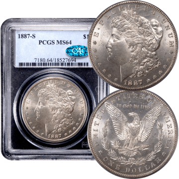 1887-S Morgan Dollar ($1) Composite Image