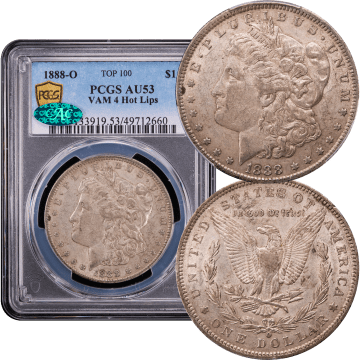 1888-O Morgan Dollar ($1) VAM 4 Hot Lips Composite Image