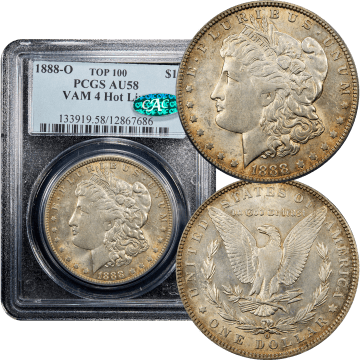 1888-O Morgan Dollar ($1) VAM 4 Hot Lips Composite Image