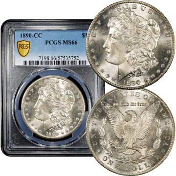 1890-CC Morgan Dollar ($1) Composite Image