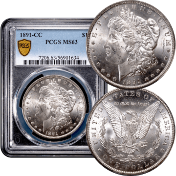 1891-CC Morgan Dollar ($1) Composite Image