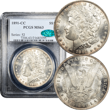 1891-CC Morgan Dollar ($1) Composite Image