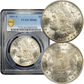 1891-S Morgan Dollar ($1) Composite Image