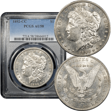 1892-CC Morgan Dollar ($1) Composite Image