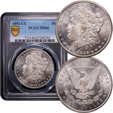 1892-CC Morgan Dollar ($1) Composite Image