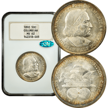 1892 Columbian Commem Half Dollar (50c) Composite Image