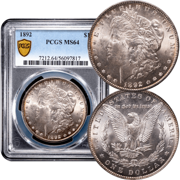 1892 Morgan Dollar ($1) Composite Image