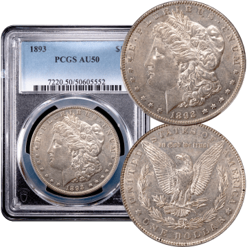 1893 Morgan Dollar ($1) Composite Image
