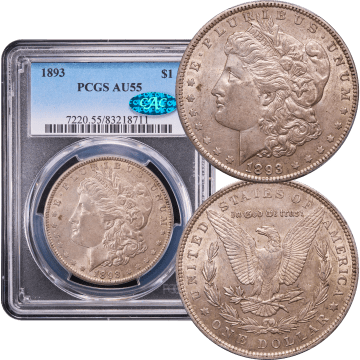 1893 Morgan Dollar ($1) Composite Image