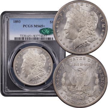 1893 Morgan Dollar ($1) Composite Image