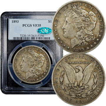 1893 Morgan Dollar ($1) Composite Image