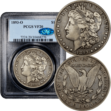 1893-O Morgan Dollar ($1) Composite Image