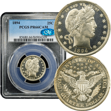 1894 Barber Quarter (25c) Composite Image