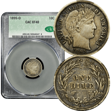 1895-O Barber Dime (10c) Composite Image