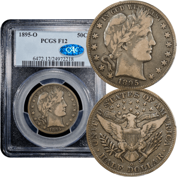 1895-O Barber Half Dollar (50c) Composite Image