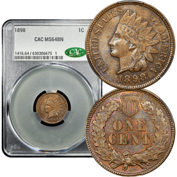 1898 Indian Cent (1c) Composite Image