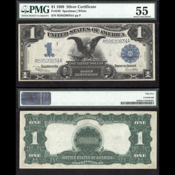 1899 $1 Black Eagle Silver Certificate Composite Image