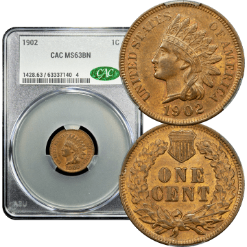 1902 Indian Cent (1c) Composite Image