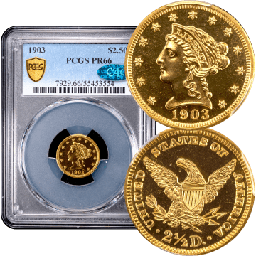 1903 Liberty Gold Quarter Eagle ($2.50) Composite Image