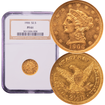 1906 Liberty Gold Quarter Eagle ($2.50) Composite Image