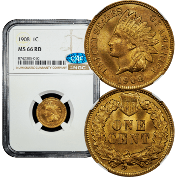 1908 Indian Cent (1c) Composite Image
