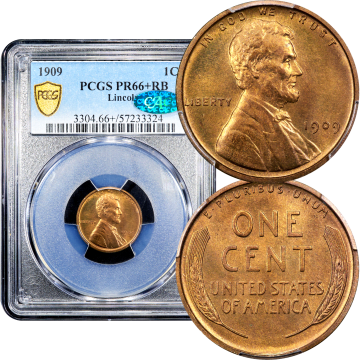 1909 Lincoln Cent (1c) Composite Image