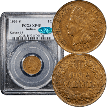 1909-S Indian Cent (1c) Composite Image
