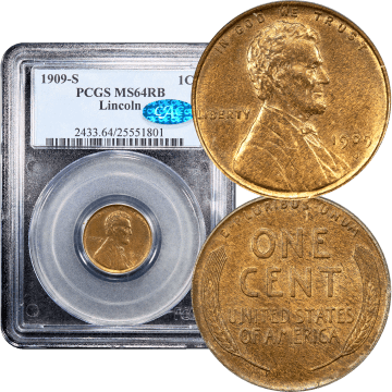 1909-S Lincoln Cent (1c) Composite Image