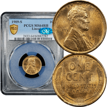1909-S Lincoln Cent (1c) Composite Image