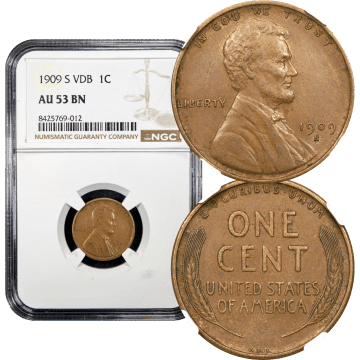 1909-S VDB Lincoln Cent (1c) Composite Image