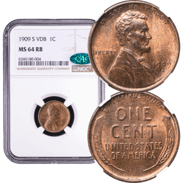 1909-S VDB Lincoln Cent (1c) Composite Image