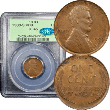 1909-S VDB Lincoln Cent (1c) OGH Composite Image