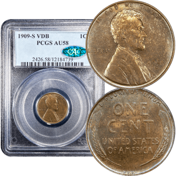 1909-S VDB Lincoln Cent (1c) Composite Image