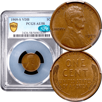 1909-S VDB Lincoln Cent (1c) Composite Image