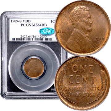 1909-S VDB Lincoln Cent (1c) Composite Image