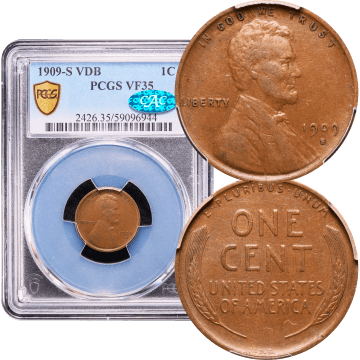 1909-S VDB Lincoln Cent (1c) Composite Image