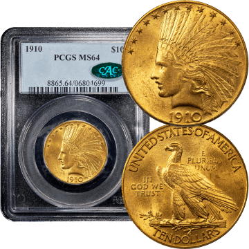 1910 Indian Gold Eagle ($10) Composite Image