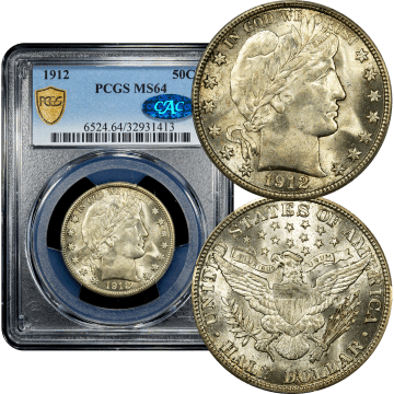 1912 Barber Half Dollar (50c) Composite Image