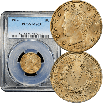 1912 Liberty Nickel (5c) Composite Image