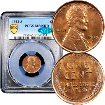 1912-S Lincoln Cent (1c) Composite Image